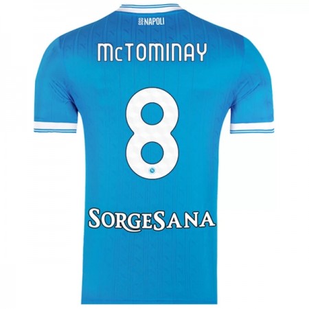 Camisolas SSC Napoli McTominay 8 1º Equipamento Principal 2025-26 Manga Curta